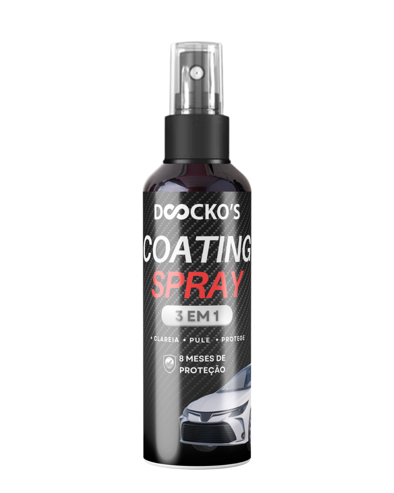 Spray de Renovação Cerâmica e Impermeabilizante 3 em 1