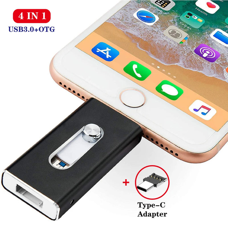 Pen Drive 4 em 1 Para Celular