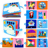 Livro Infantil Sensorial Montessori - Livro Dockos
