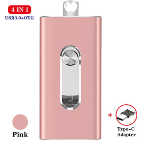 Pen Drive 4 em 1 Para Celular