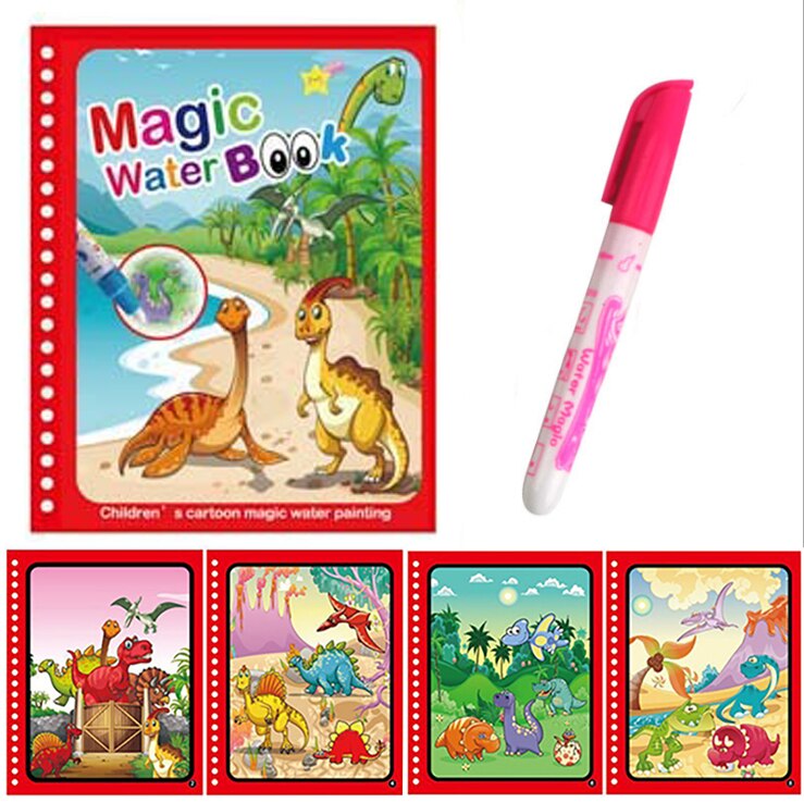 Livro Mágico Infantil Para Colorir - Caneta a Base de Água